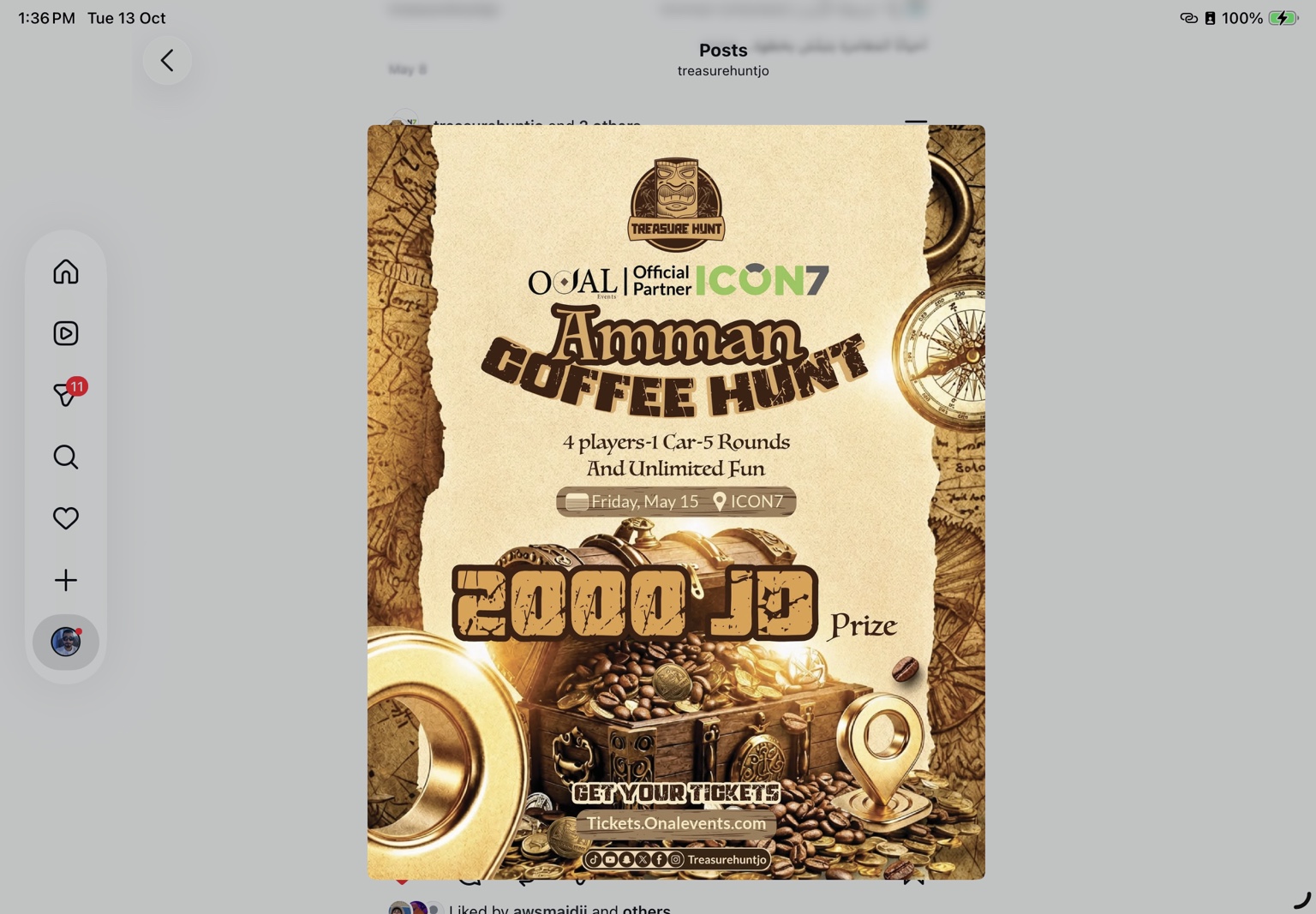 Amman Coffee Hunt flyer