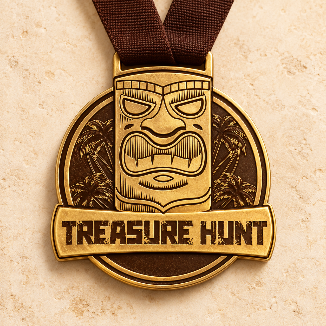 Treasure Hunt collectibles design mockup
